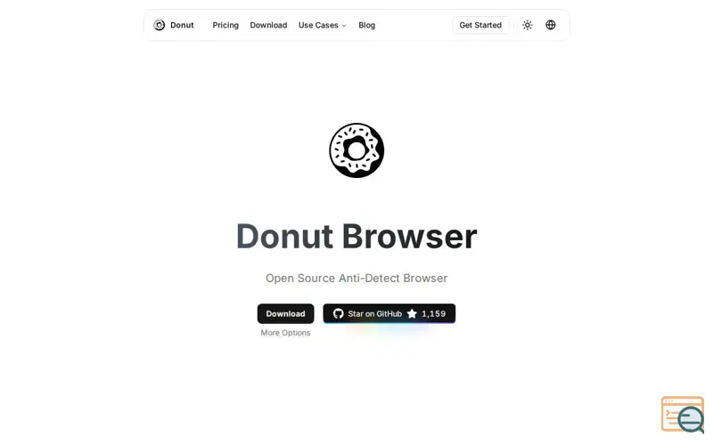 Screenshot of Donut Browser