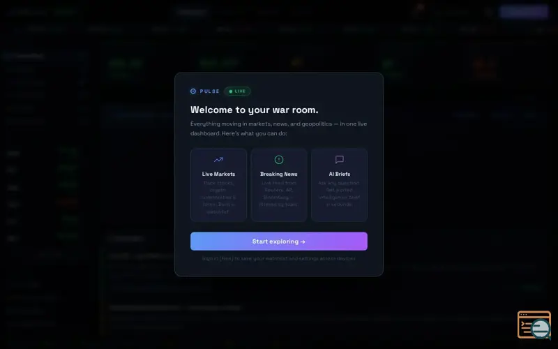 Screenshot of Pulse WarRoom