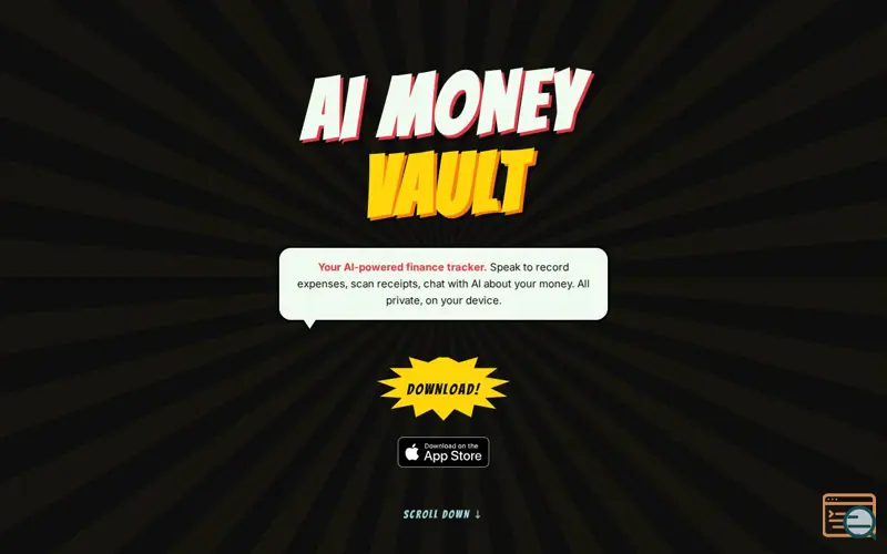 Screenshot of Money Vault: AI Expense Tracker