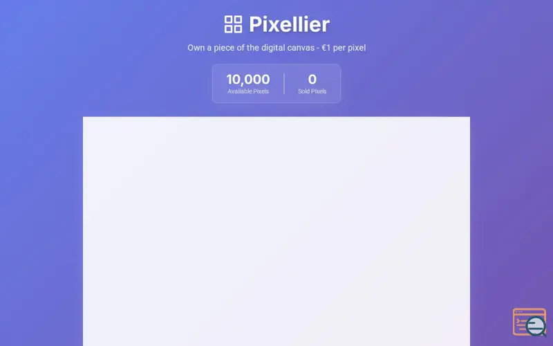 Screenshot of pixellier