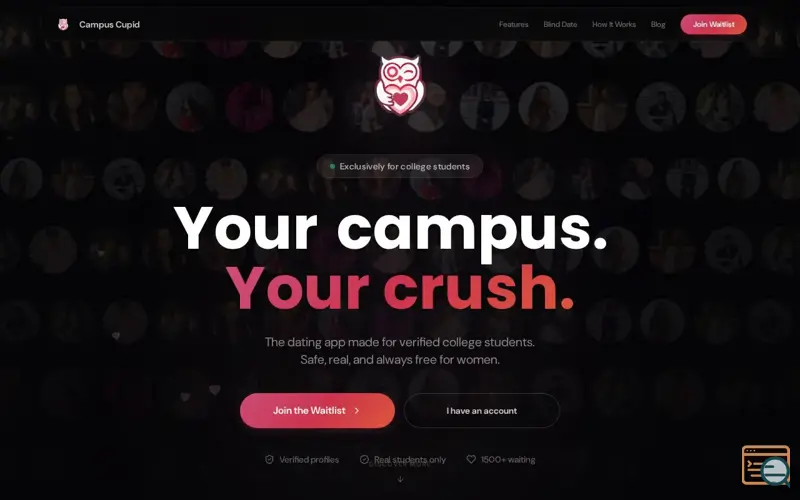 Screenshot of Campus Cupid