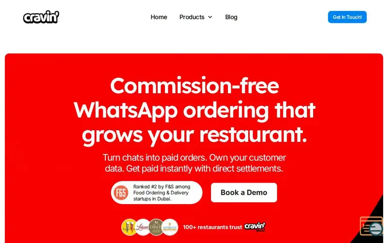 Screenshot of Cravin Food