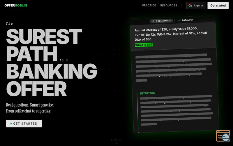 Screenshot of OFFERGOBLIN