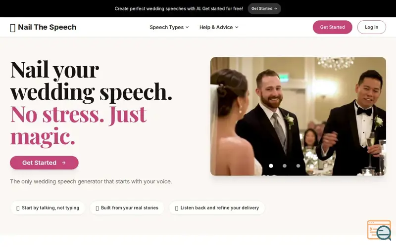 Screenshot of Nail The Speech