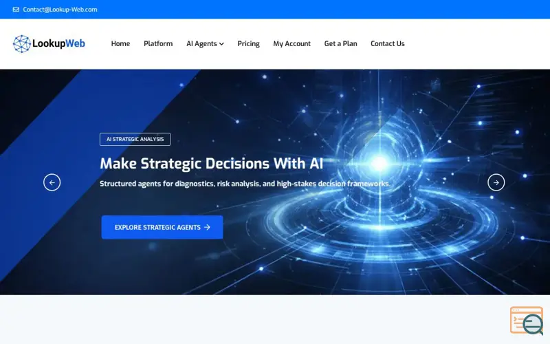 Screenshot of lookup-web.com