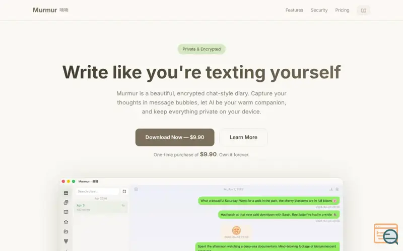 Screenshot of Murmur 喃喃