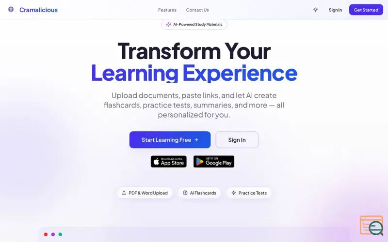 Screenshot of Cramalicious