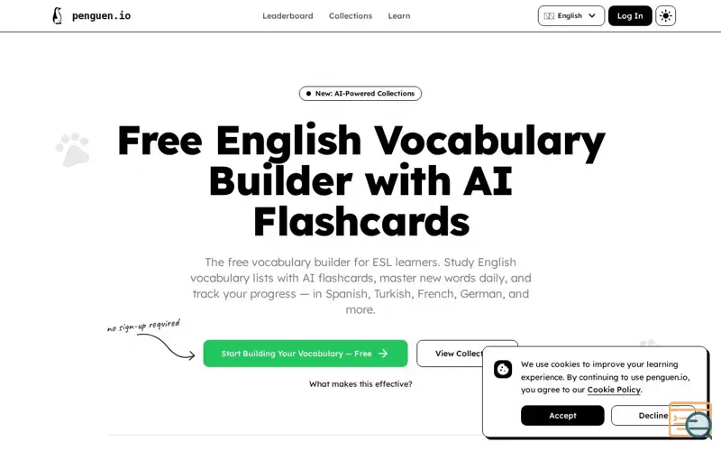 Screenshot of penguen.io