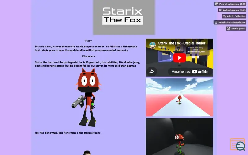 Screenshot of Starix The Fox