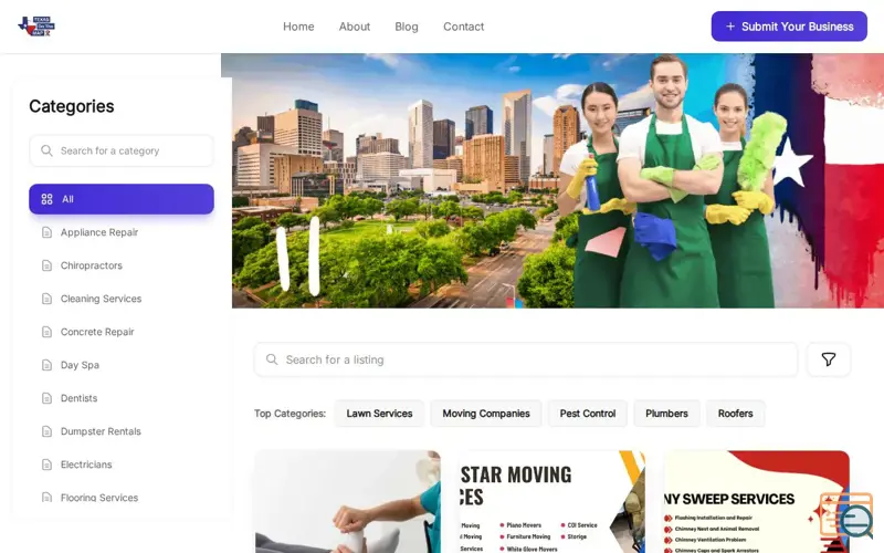 Screenshot of Texas On The Map