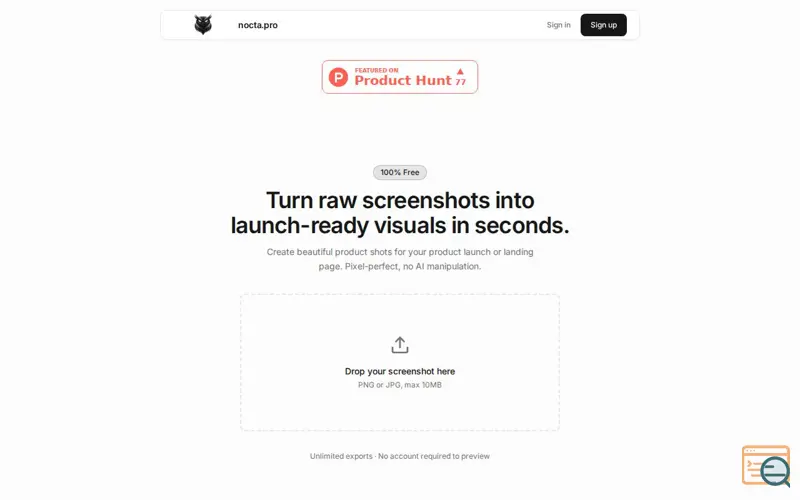 Screenshot of Nocta Pro