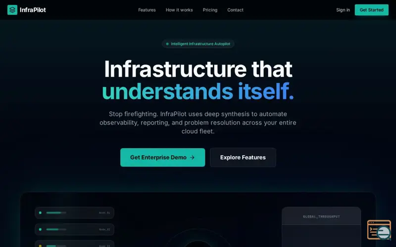 Screenshot of InfraPilot