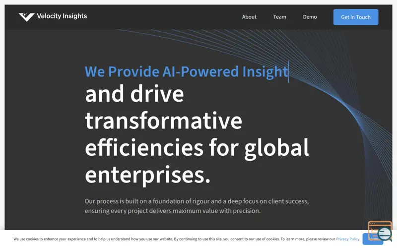 Screenshot of Velocity Insights