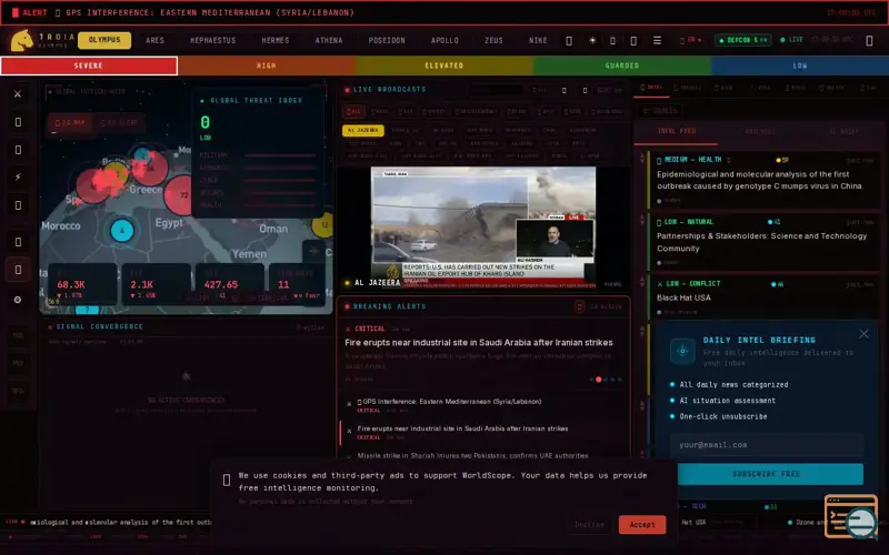 Screenshot of WorldScope
