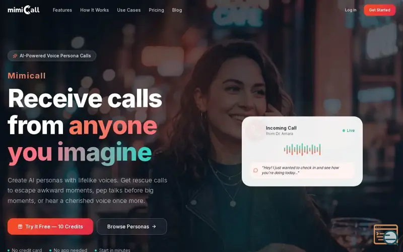 Screenshot of Mimicall