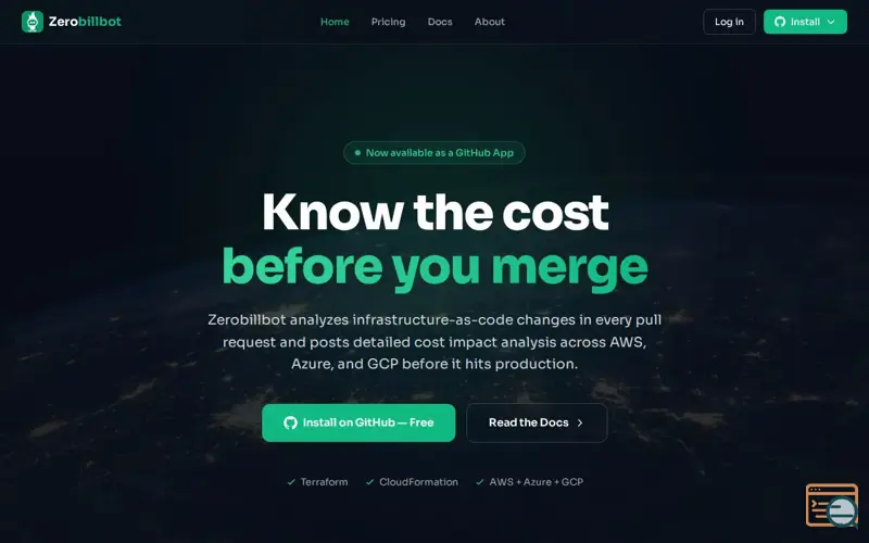 Screenshot of Zerobillbot