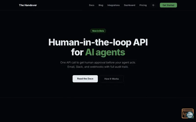 Screenshot of The Handover