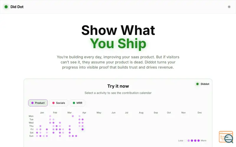 Screenshot of Diddot