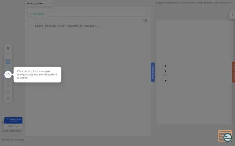 Screenshot of Mangaplay