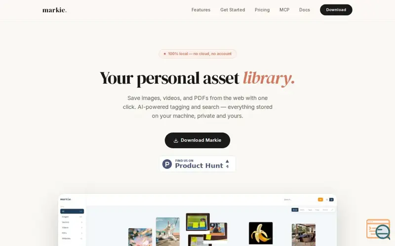 Screenshot of Markie