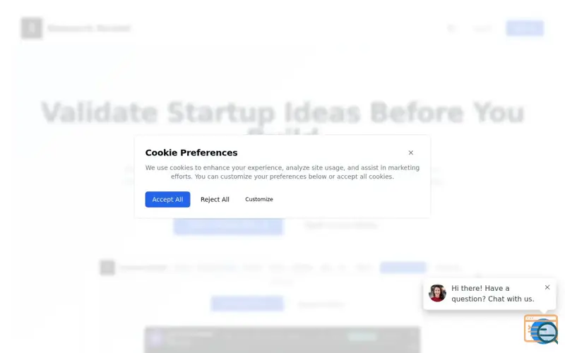 Screenshot of Research Rocket