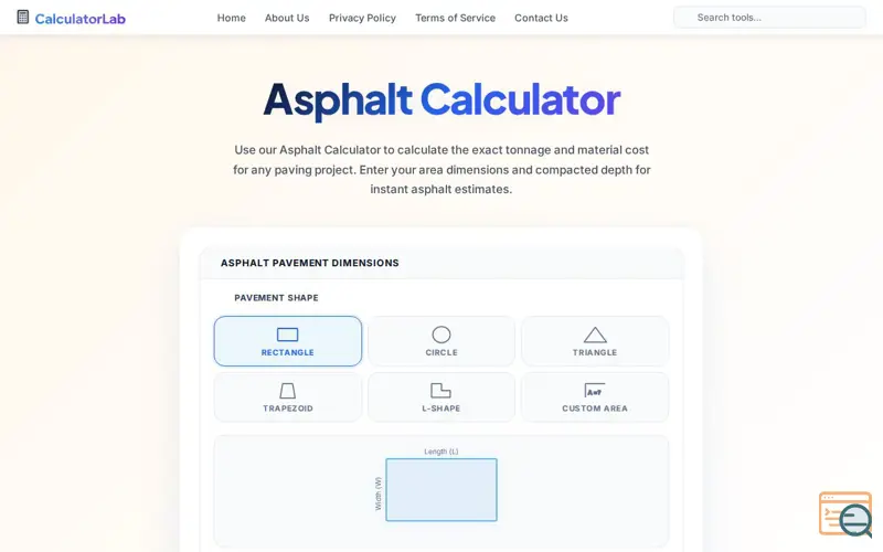 Screenshot of CalculatorLab