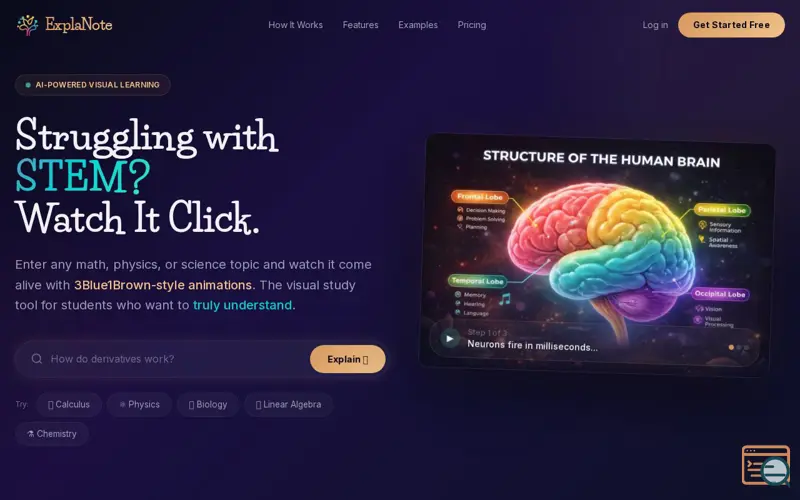 Screenshot of ExplaNote