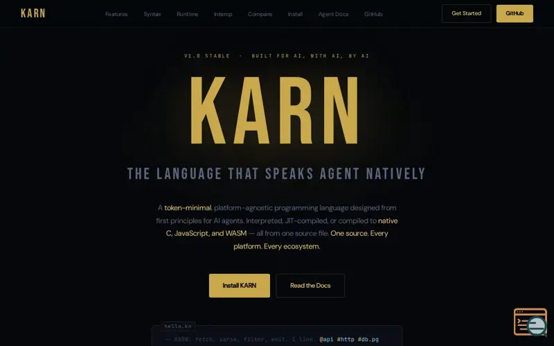 Screenshot of KARN