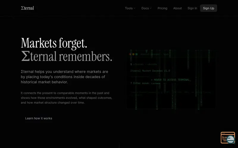 Screenshot of Σternal