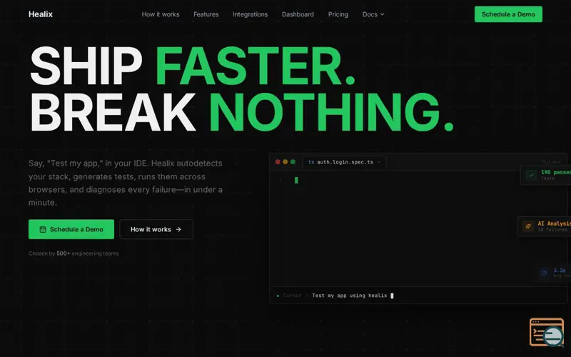 Screenshot of Healix MCP