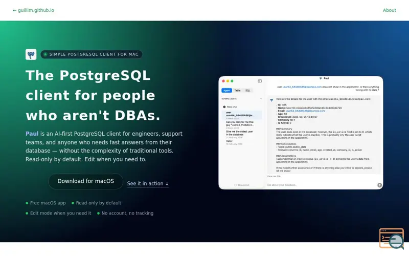 Screenshot of Guillim