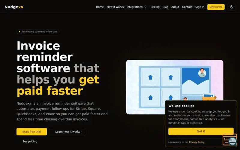 Screenshot of Nudgexa