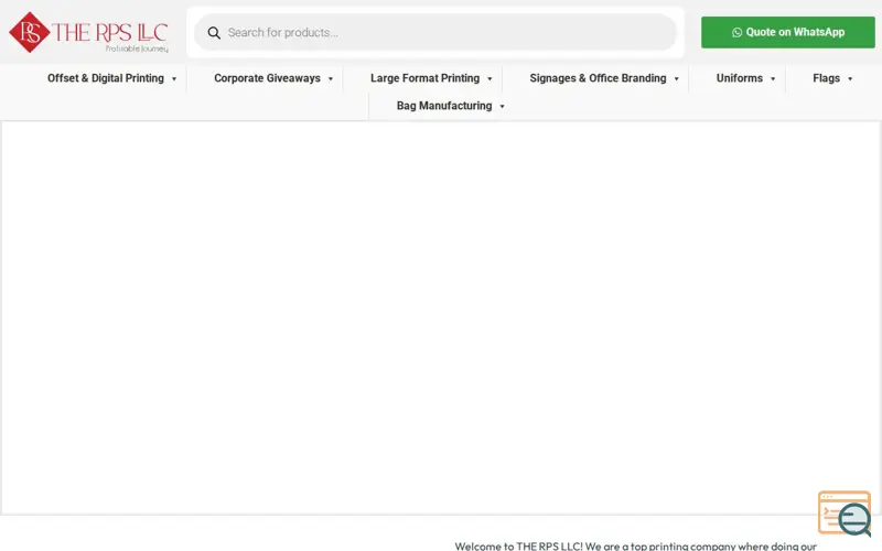 Screenshot of THE RPS LLC