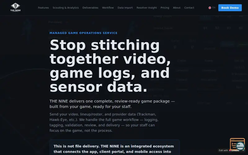 Screenshot of THE NINE