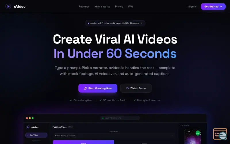 Screenshot of ovideo.io
