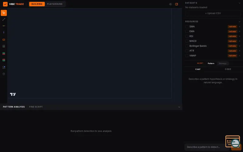 Screenshot of Vibe Trade