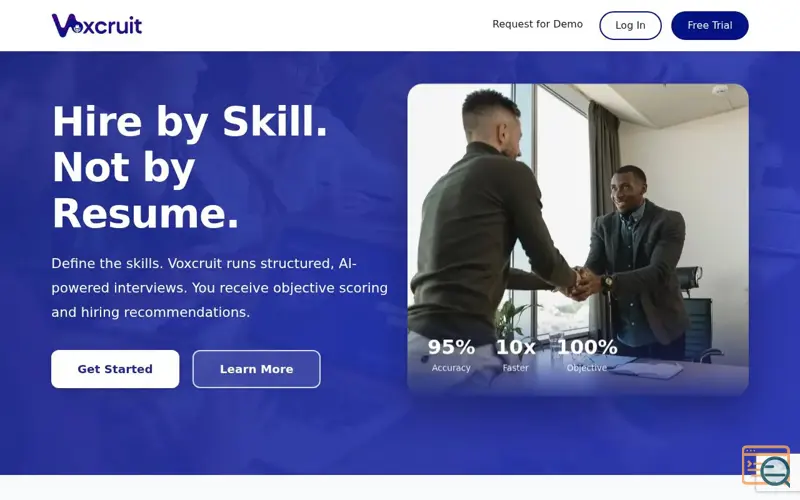 Screenshot of Voxcruit