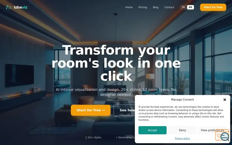 Screenshot of Izbaviz