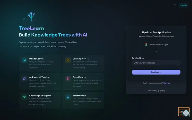 Screenshot of Tree Learn