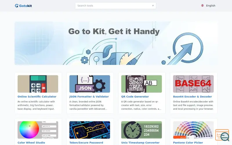 Screenshot of GotoKit