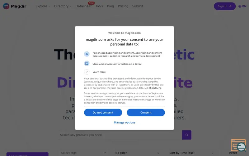 Screenshot of Magdir