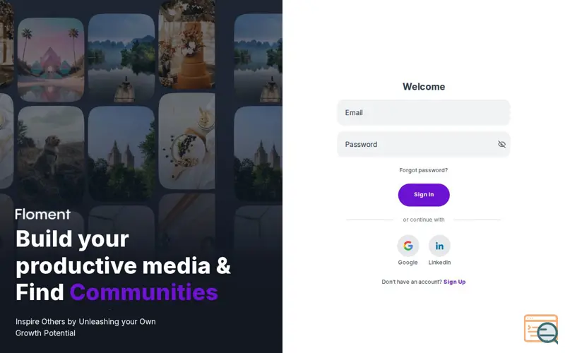 Screenshot of Floment