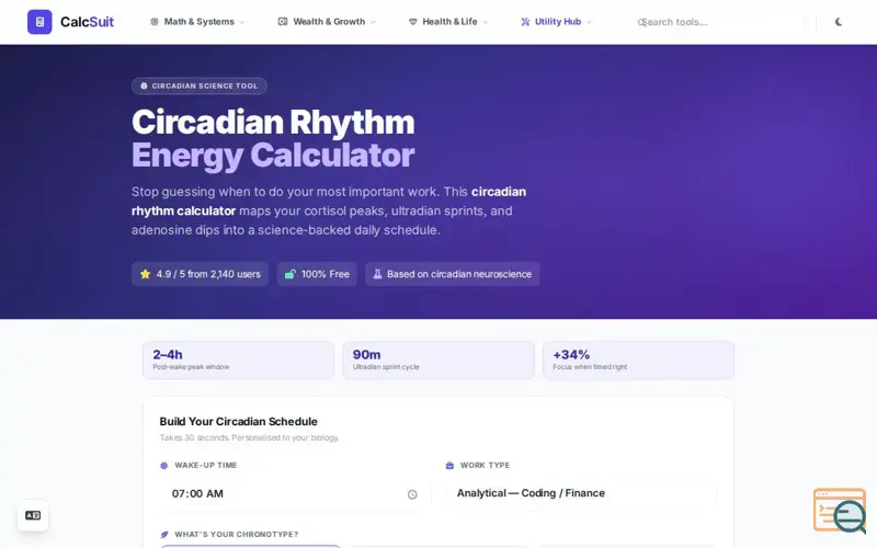 Screenshot of CalcSuit