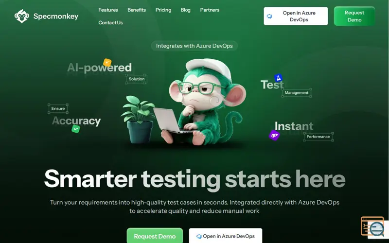 Screenshot of Specmonkey