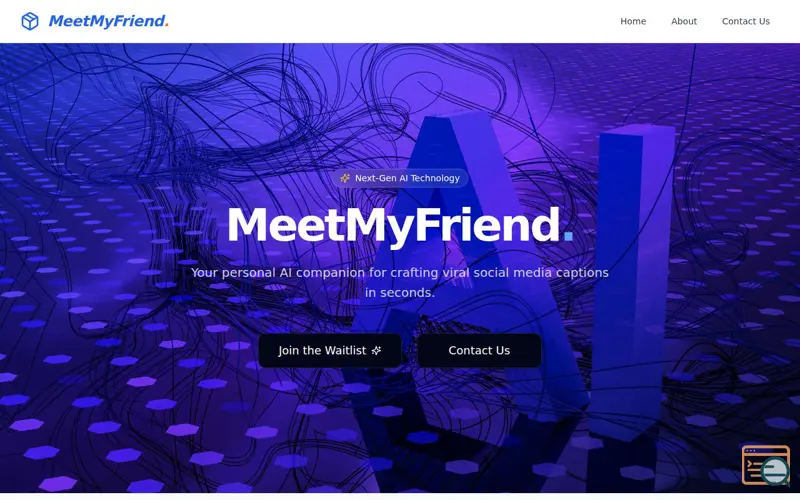 Screenshot of MeetMyFriend