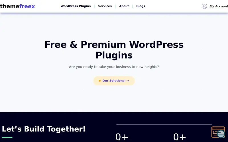 Screenshot of Themefreex