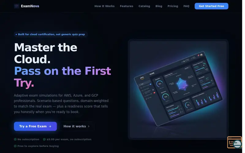 Screenshot of ExamNova