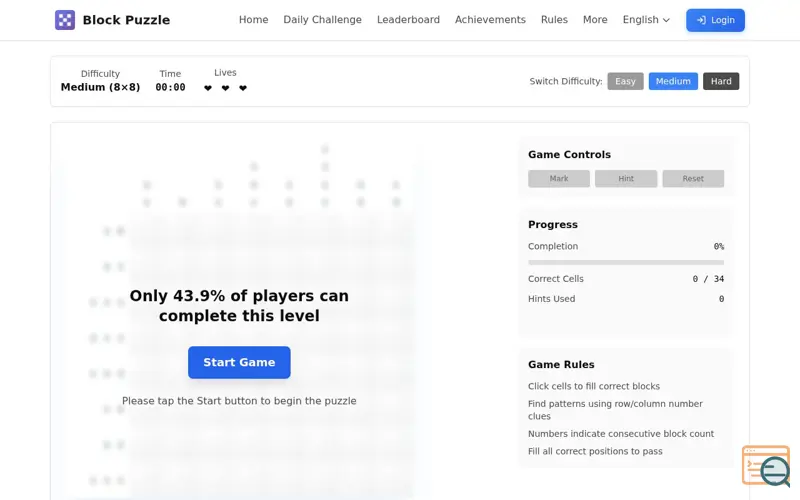 Screenshot of Block Puzzle