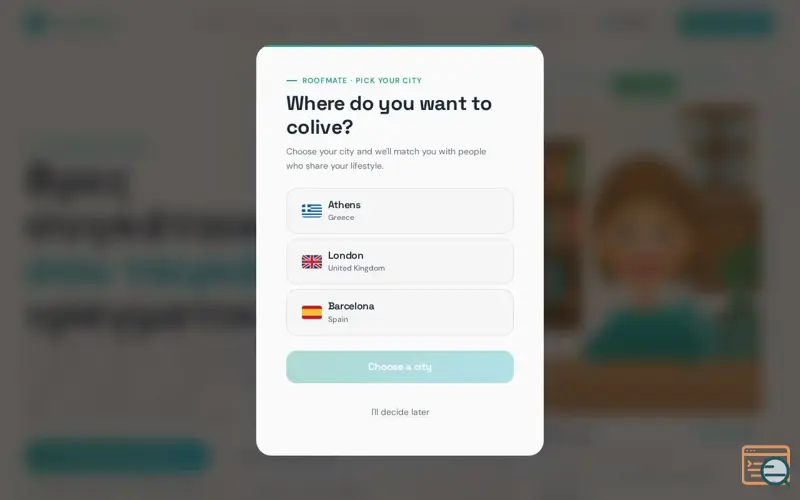 Screenshot of Roofmate