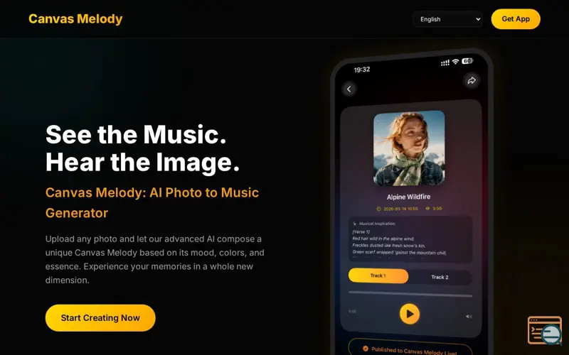 Screenshot of Canvas Melody